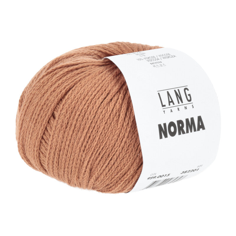 Lang Yarns Norma Brown-orange 0015