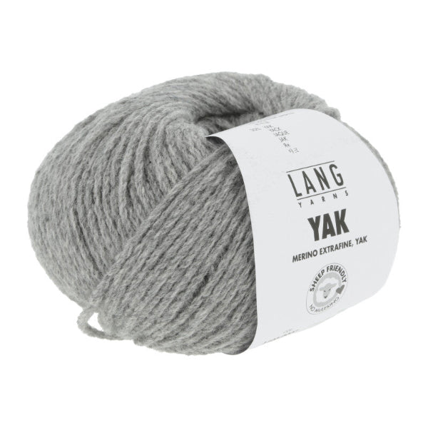 Lang Yarns Yak Light Grey Melange 003