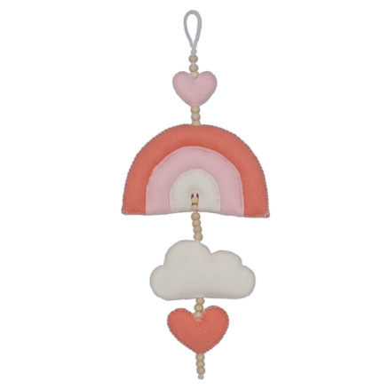 Lav Selv Diy Sæt Regnbue Hanger Rosa Filt