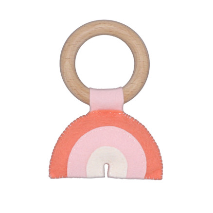 Lav Selv Diy Sæt Regnbue Rangle Rosa Filt