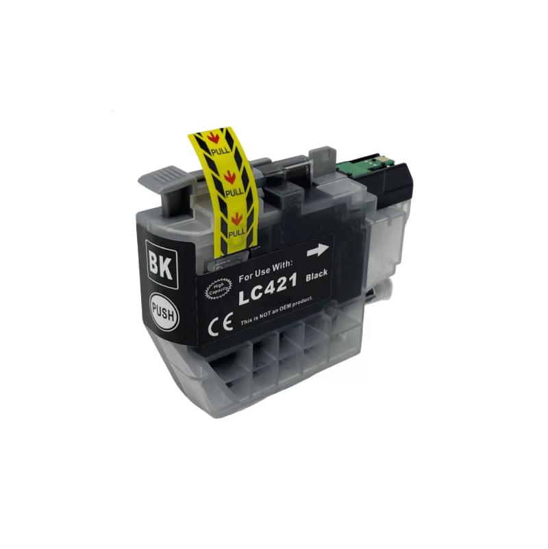 Lc421bk Sort Blækpatron 200 Sider Kompatibel Brother Lc421bk
