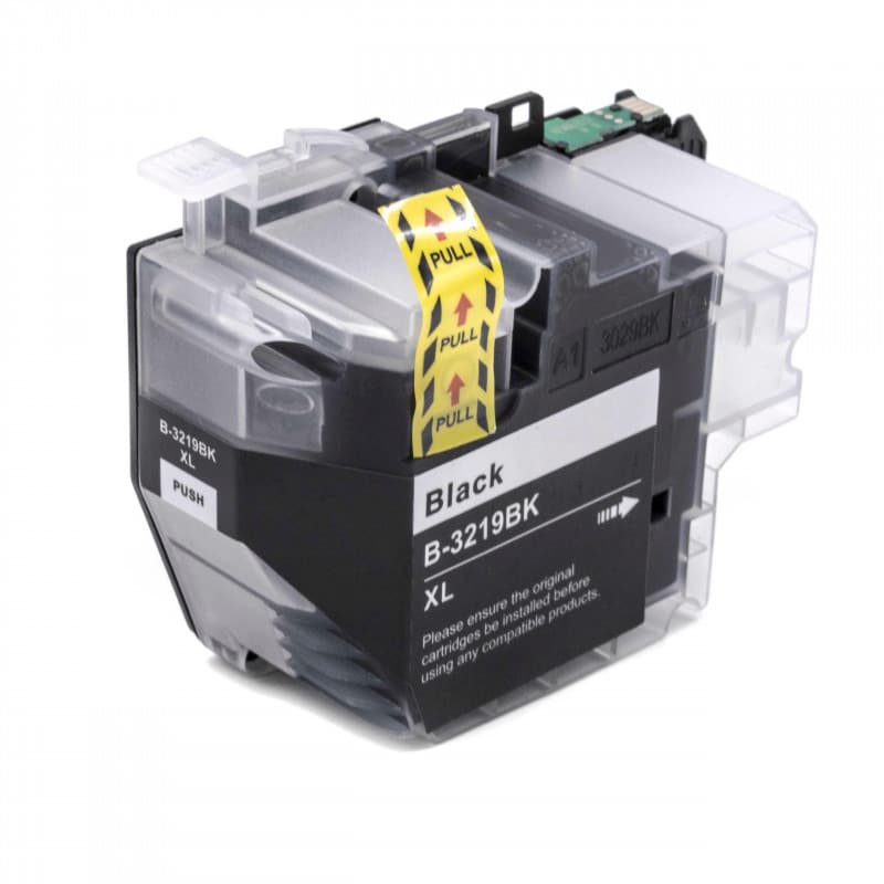 Lc3219 Bk Sort Blækpatron   000 Sider Kompatibel Brother Lc3219 Bk