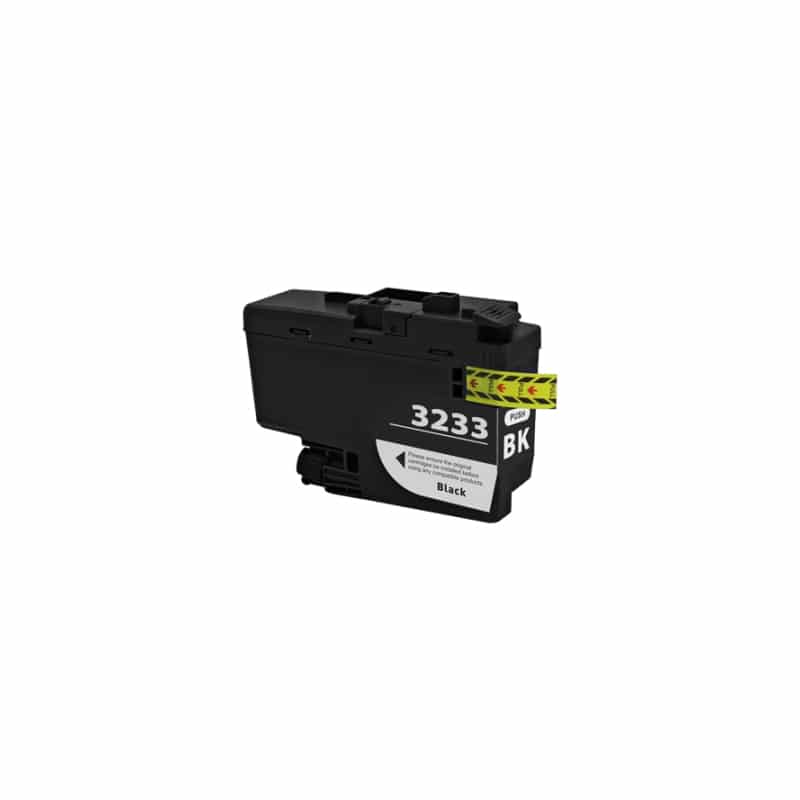 Lc3233bk Sort Blækpatron   000 Sider Kompatibel Brother Lc3233bk