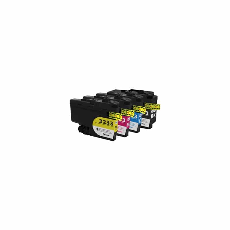 Lc3233 Bk- - -  Blækpatron   500 Sider Kompatibel Brother Lc3233 S4