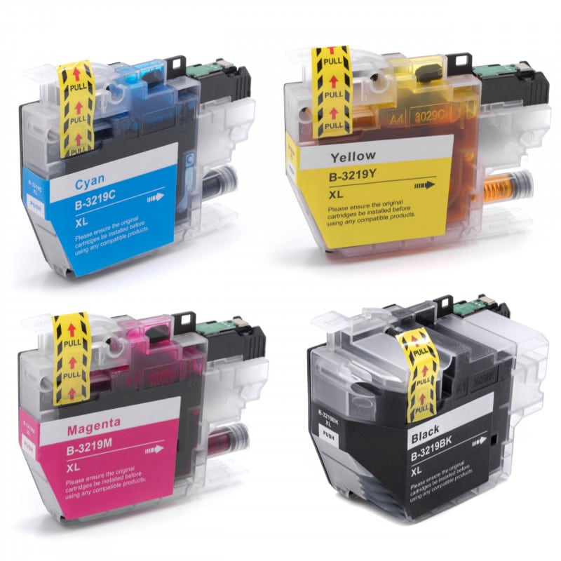 Lc3219  Bk- - -  Blækpatron   500 Sider Kompatibel Brother Lc3219 -s4