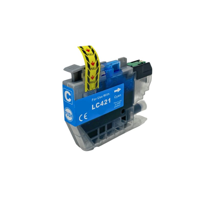 Lc421c Cyan Blækpatron 200 Sider Kompatibel Brother Lc421c