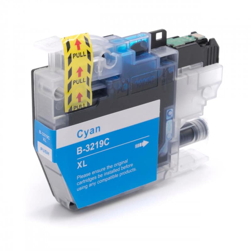 Lc3219   Cyan Blækpatron   500 Sider Kompatibel Brother Lc3219