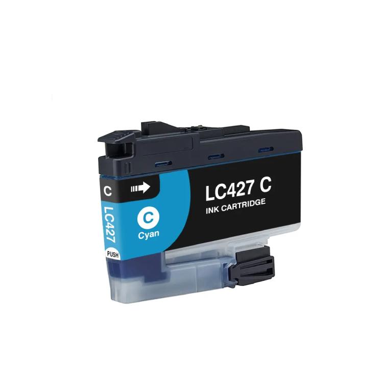 Lc427c Cyan Blækpatron   500 Sider Kompatibel Brother Lc427c