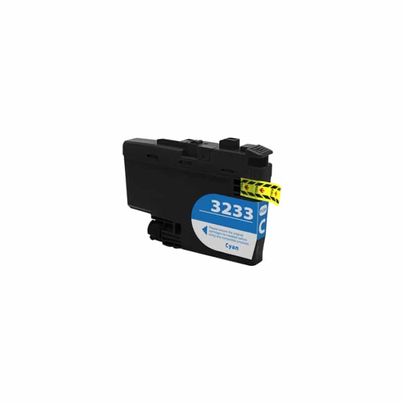 Lc3233c Cyan Blækpatron   500 Sider Kompatibel Brother Lc3233c