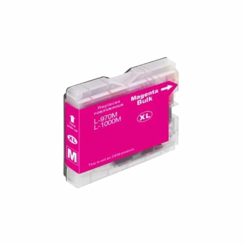 Lc1000m Magenta Blækpatron 20ml Kompatibel Brother Lc1000m