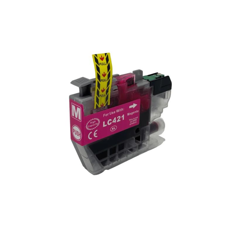 Lc421m Magenta Blækpatron 200 Sider Kompatibel Brother Lc421m