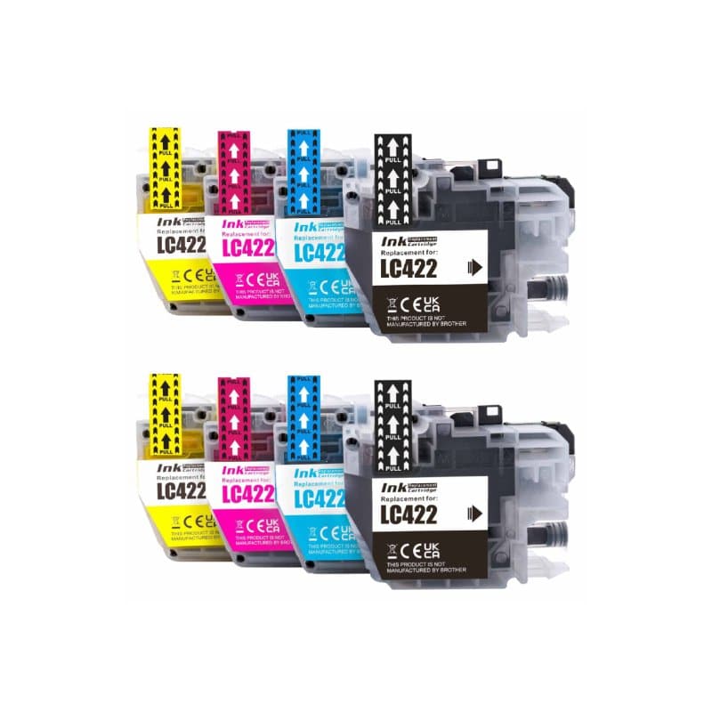 Lc422       Farver Bk- - -  Kompatibel Brother Lc422   400 Sider