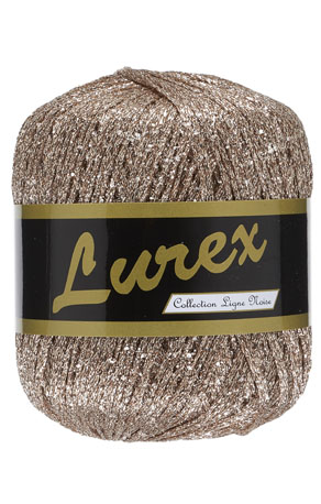 Lurex Glimmergarn  Beige  25    Nr  20