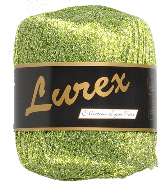 Lurex Glimmergarn  Lys Grøn  25    Nr
