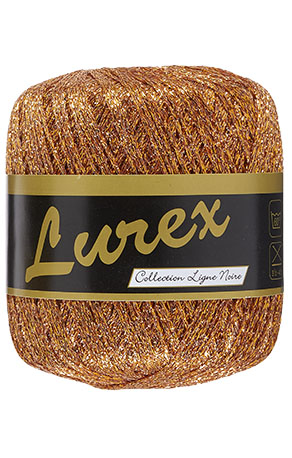 Lurex Glimmergarn  Mørk Guld  25    Nr