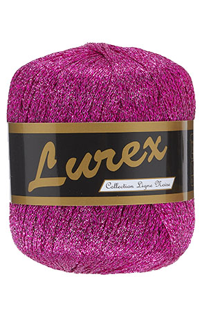 Lurex Glimmergarn  Pink  25    Nr  10