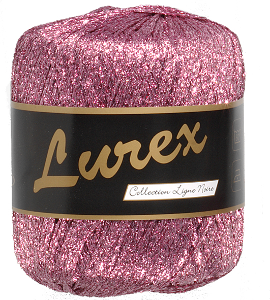 Lurex Glimmergarn  Rosa  25    Nr