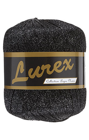 Lurex Glimmergarn  Sort  25    Nr  17