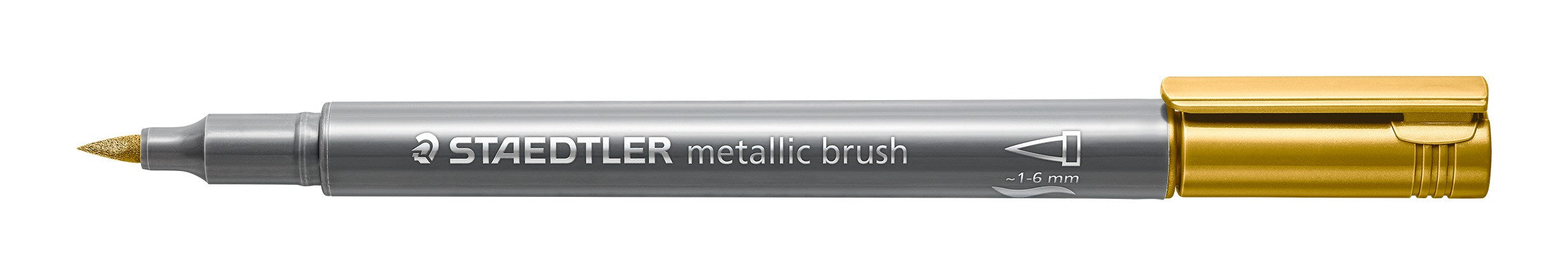 Marker Brush Metallic  -6mm Guld