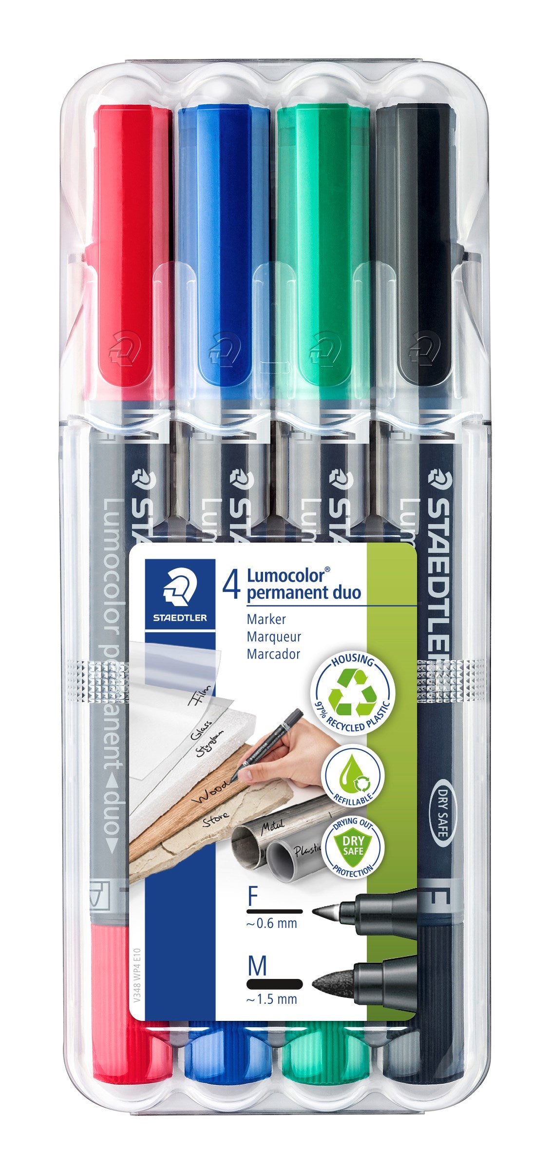 Marker Lumocolor Duo Perm    -  5mm Ass