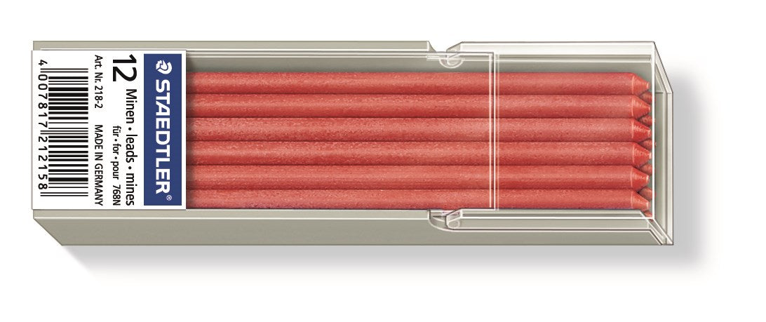 Marker Lumocolor Non-perm Omnichrom Refill Rød  12