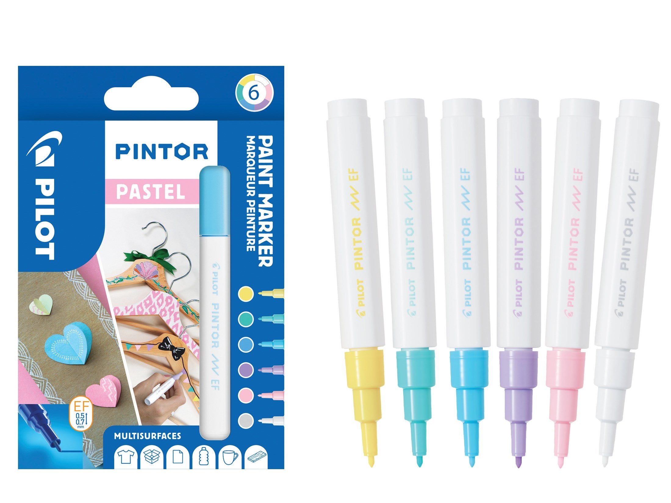 Marker Pintor Extra Fine Pastel     Ass