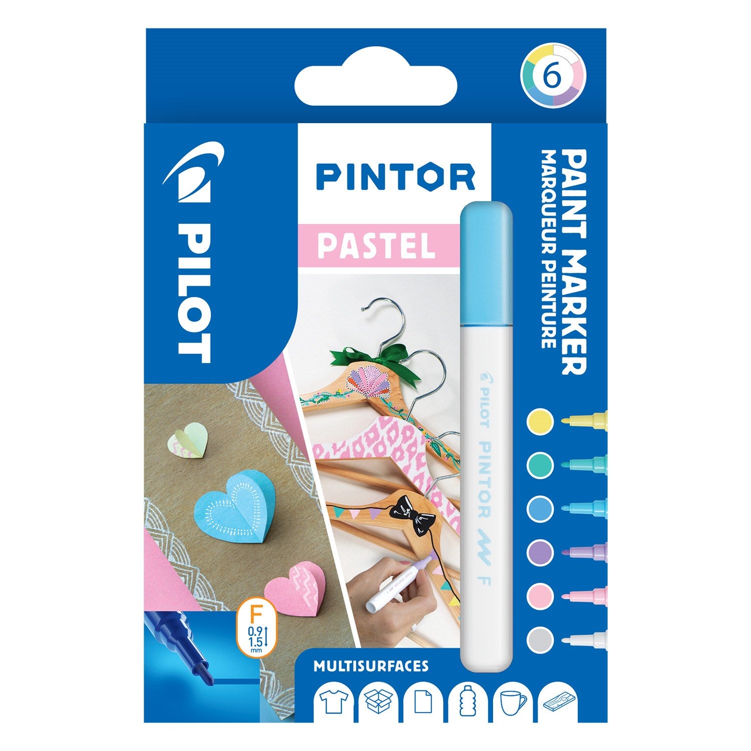 Marker Pintor Fine Pastel Mix     Ass