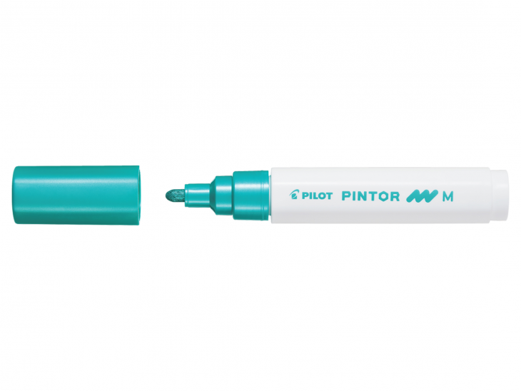 Marker Pintor Medium     Metal Grøn