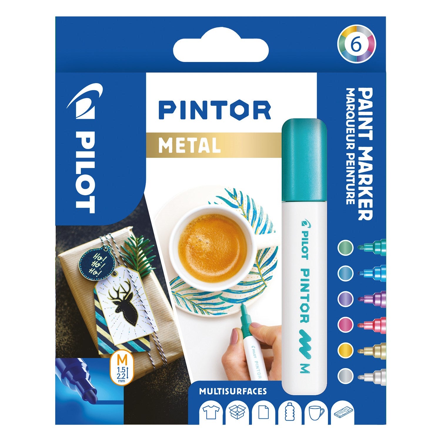 Marker Pintor Medium Metal Mix     Ass