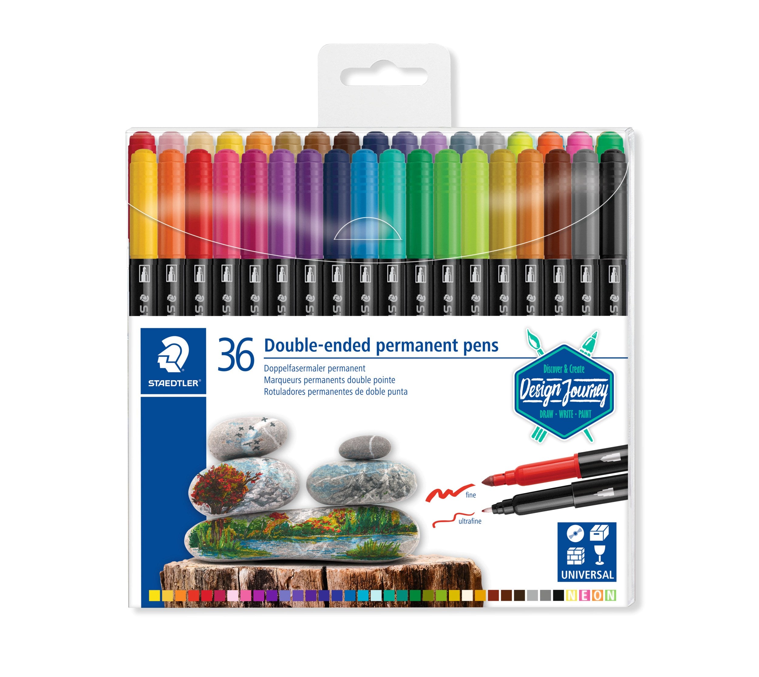 Marker Twin-tip Perm       5mm  36