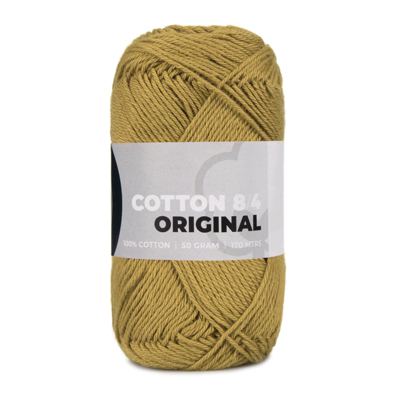 Mayflower Cotton     1445 Mørk Oliven  Bomuldsgarn  Fra Mayflower