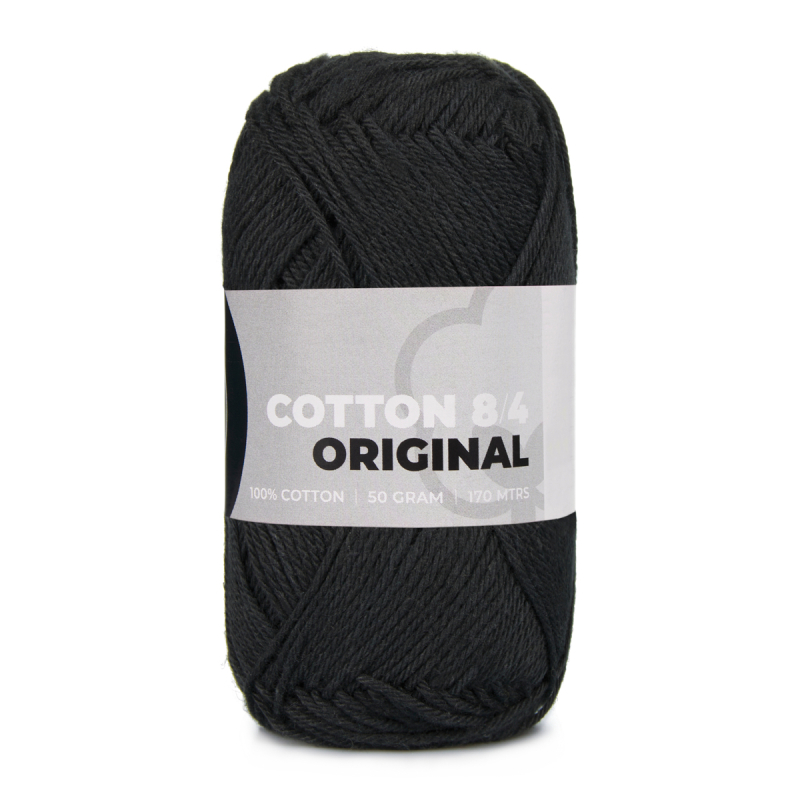 Mayflower Cotton     1443 Sort  Bomuldsgarn  Fra Mayflower