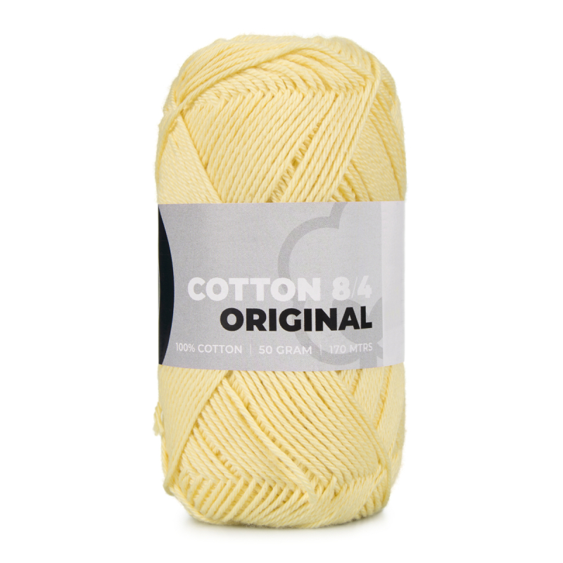 Mayflower Cotton     1404 Vanillegul  Bomuldsgarn  Fra Mayflower
