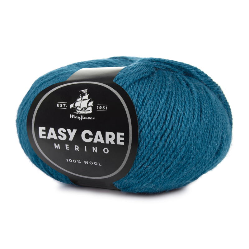 Mayflower Easy Care 093 Blå  Merinogarn  Fra Mayflower