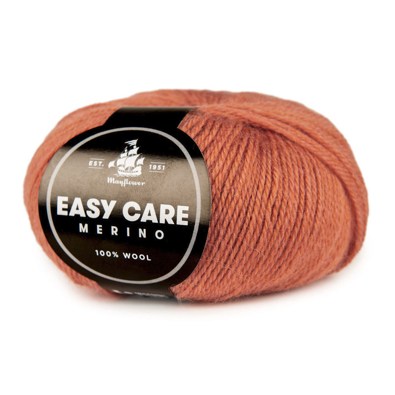 Mayflower Easy Care 047 Brændt Sienna  Merinogarn  Fra Mayflower