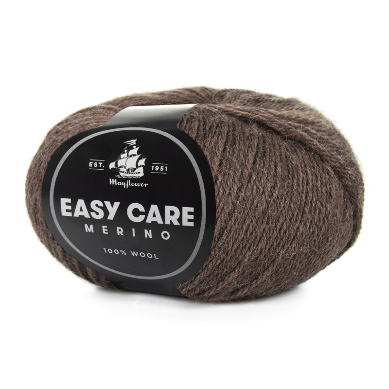 Mayflower Easy Care 51 Brun  Merinogarn  Fra Mayflower