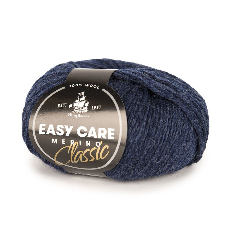 Mayflower Easy Care Classic 240 Insignia Blue  Merinogarn  Fra Mayflower