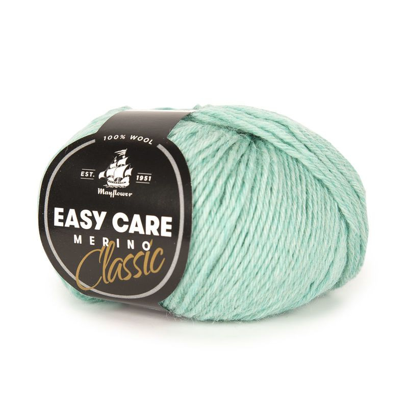 Mayflower Easy Care Classic 243 Oceanblå  Merinogarn  Fra Mayflower