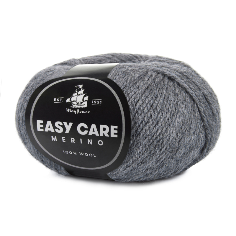 Mayflower Easy Care 53 Grå  Merinogarn  Fra Mayflower