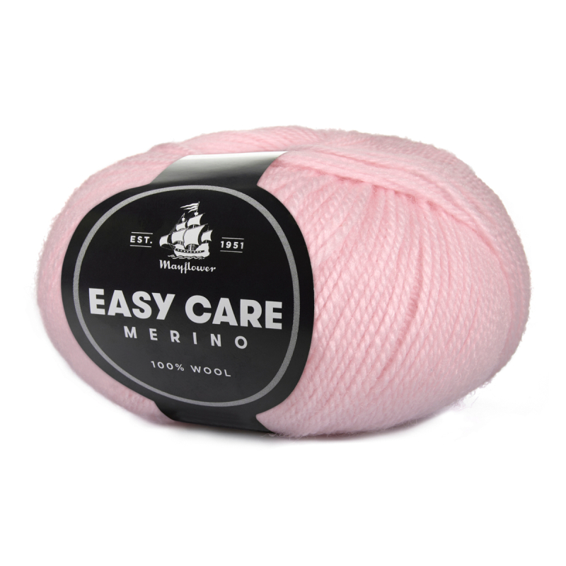Mayflower Easy Care 86 Lyserød  Merinogarn  Fra Mayflower