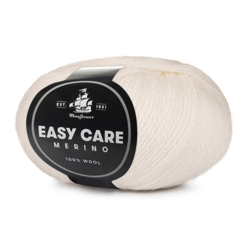 Mayflower Easy Care 16 Natur  Merinogarn  Fra Mayflower