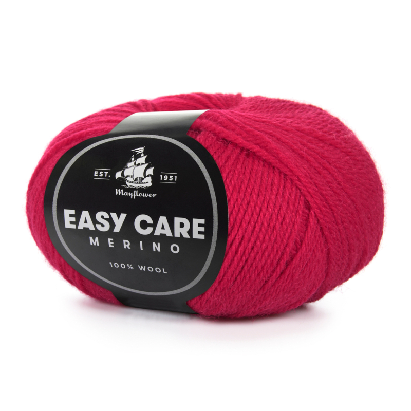 Mayflower Easy Care 14 Rød  Merinogarn  Fra Mayflower