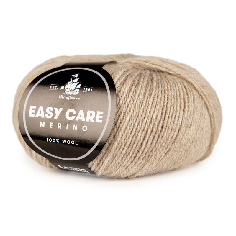 Mayflower Easy Care 044 ørkensand  Merinogarn  Fra Mayflower