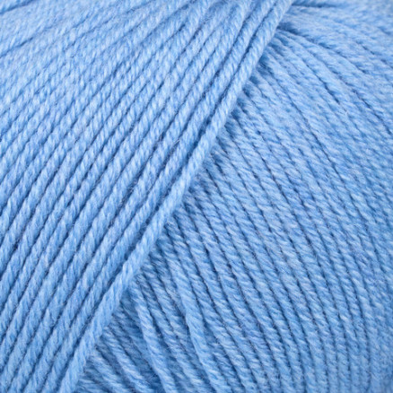 Mayflower London Merino Fine Garn 33 Melange Himmelblå