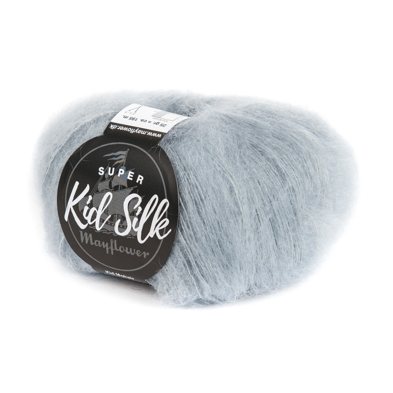 Mayflower Super Kid Silk Lysegrå 07  Mohair Silk  Fra Mayflower