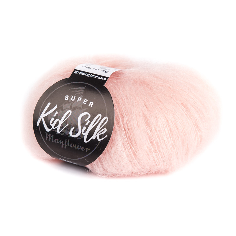 Mayflower Super Kid Silk Pastel Rød 15  Mohair Silk  Fra Mayflower