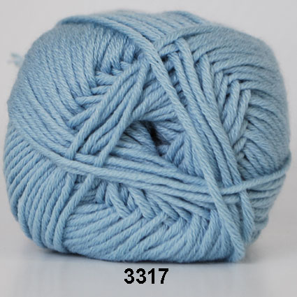 Merino Cotton  Aqua  50    Nr  3317