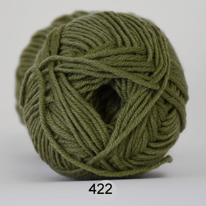 Merino Cotton  Armygrøn  50    Nr  422