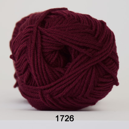 Merino Cotton  Bordeaux  50    Nr  1726