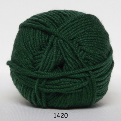Merino Cotton  Flaskegrøn  50    Nr  1420